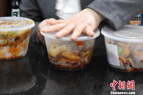 包裝外賣。受訪者供圖