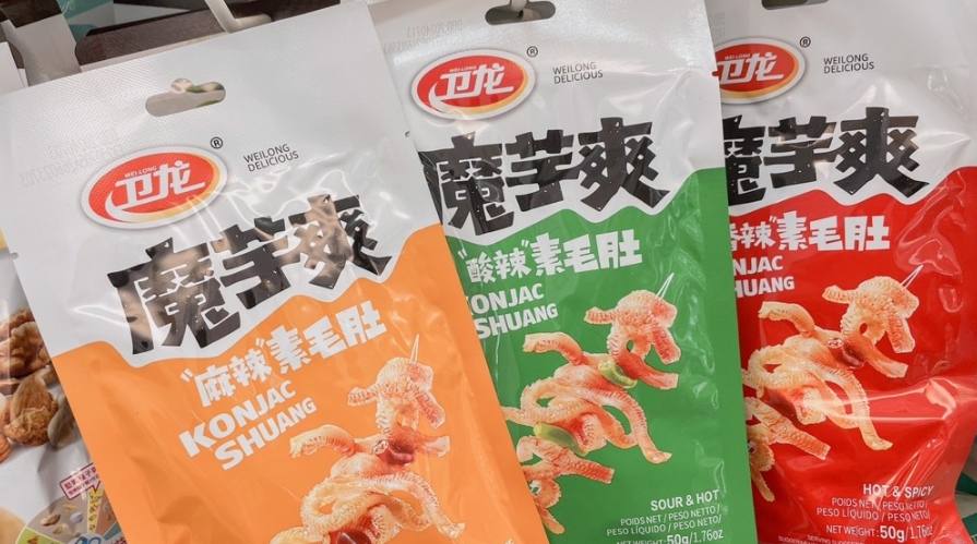 圖為魔芋爽。圖片來源：臺(tái)灣《聯(lián)合報(bào)》楊雅婷攝。